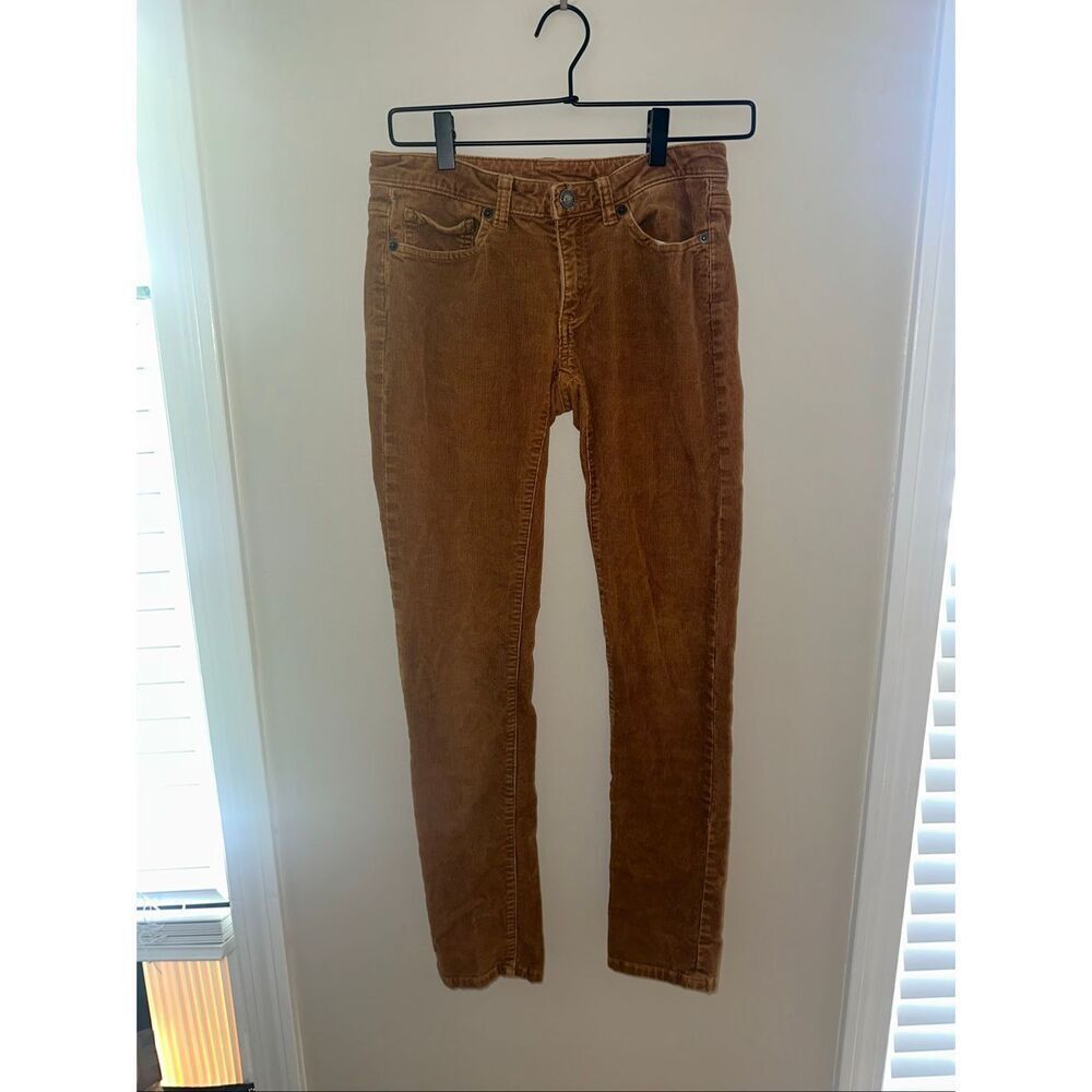Women's Patagonia Corduroy Pants Tan Size 26 Organic Cotton